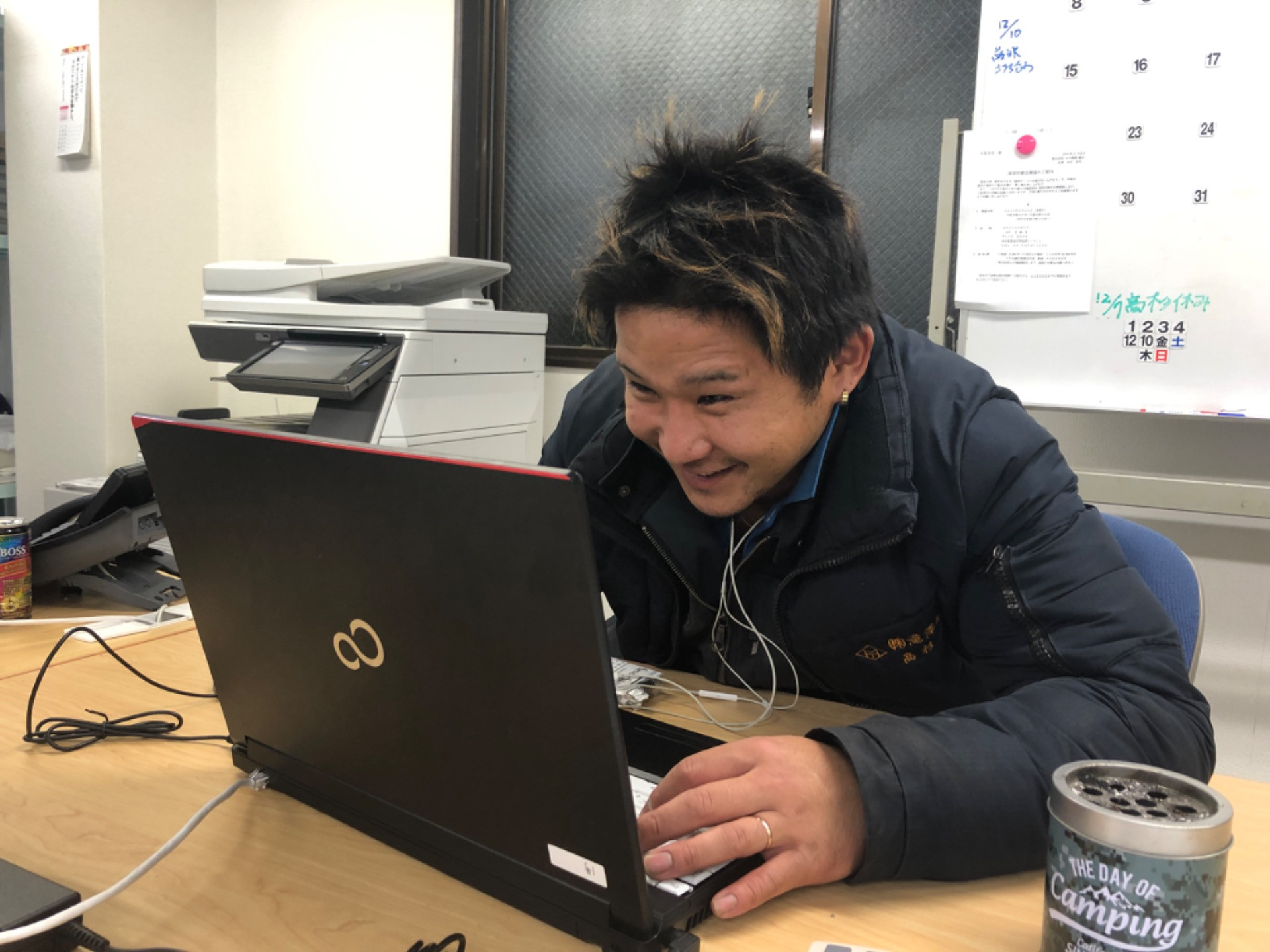 社員紹介　家族思いの高杉君